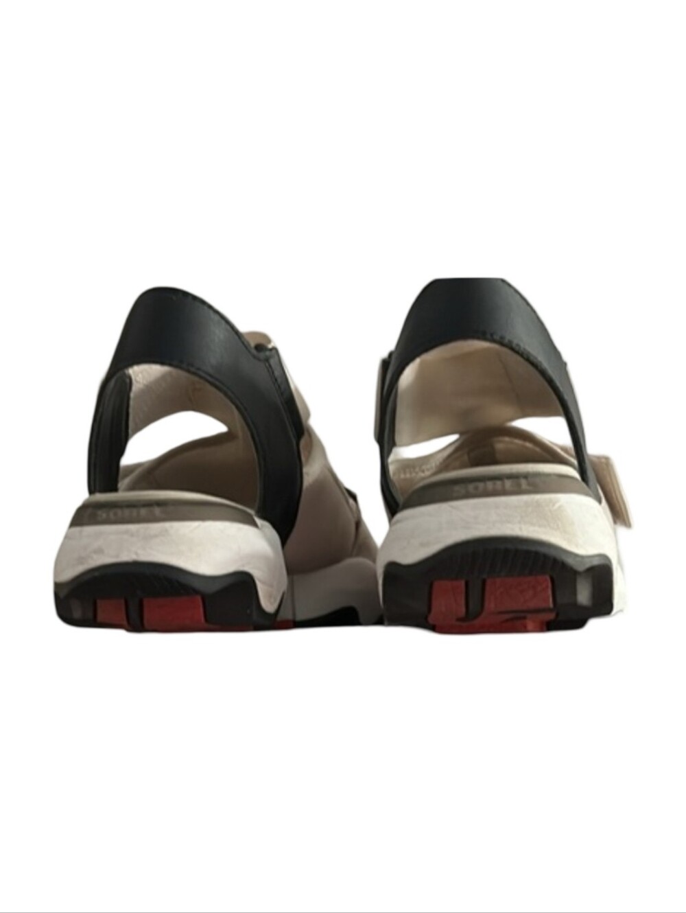 Sorel Kinetic Impact Women's White and Black Strappy Sport Sandals - Picture 7 of 7